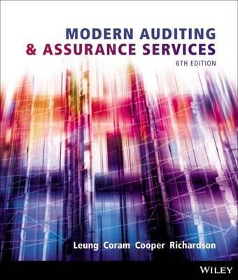 Modern auditing and assurance services /