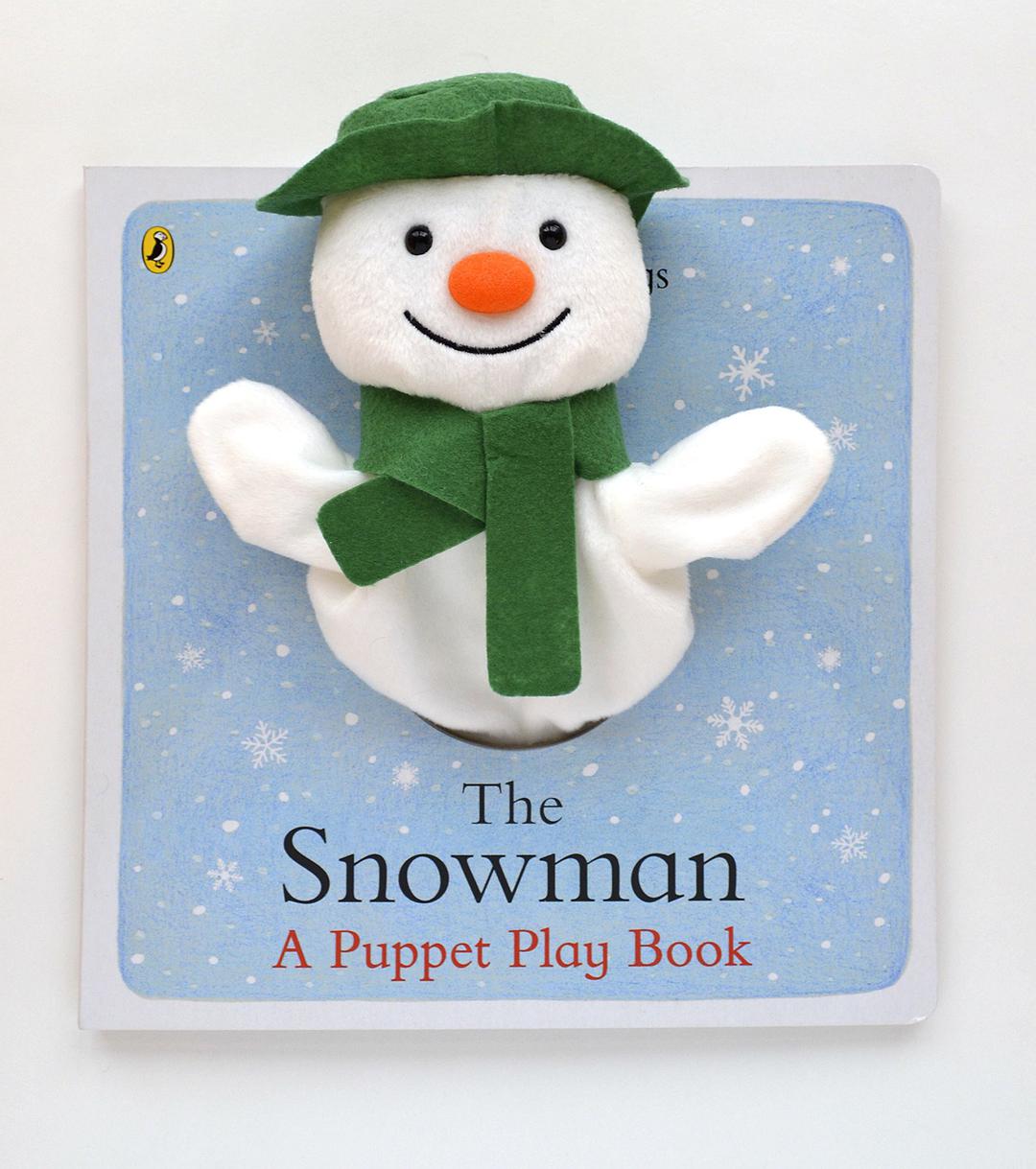 The snowman : a puppet play book /