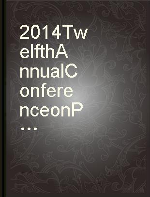 2014 Twelfth Annual Conference on Privacy, Security and Trust : (PST 2014) : Toronto, Ontario, Canada, 23-24 July 2014.