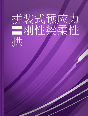 拼装式预应力〓刚性梁柔性拱