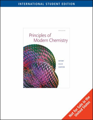 Principles of modern chemistry.