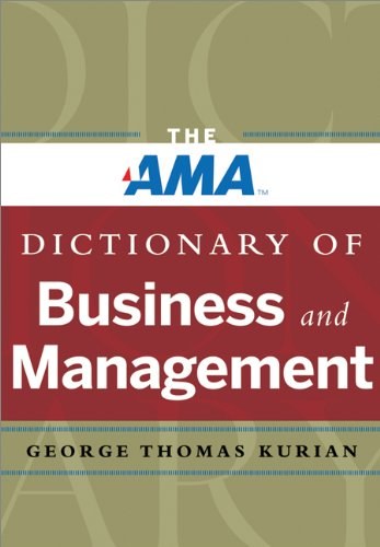 The AMA dictionary of business and management /