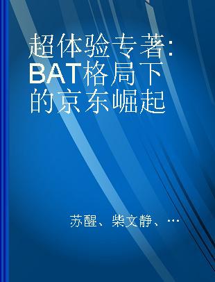 超体验 BAT格局下的京东崛起