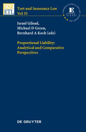 Proportional liability : analytical and comparative perspectives /
