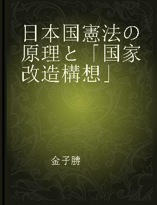 日本国憲法の原理と「国家改造構想」