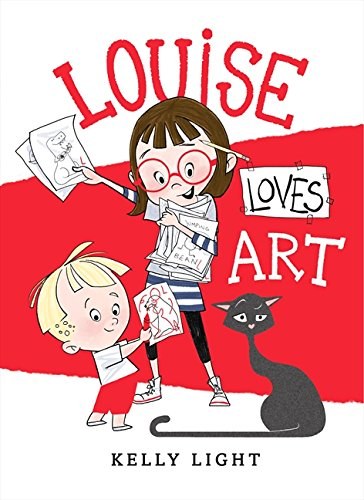 Louise loves art /