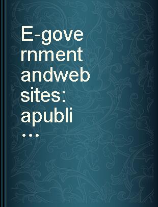 E-government and websites : a public solutions handbook /