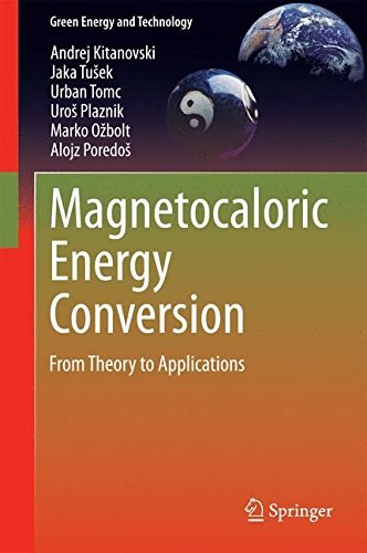 Magnetocaloric energy conversion : from theory to applications /