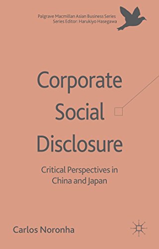 Corporate social disclosure : critical perspectives in China and Japan /