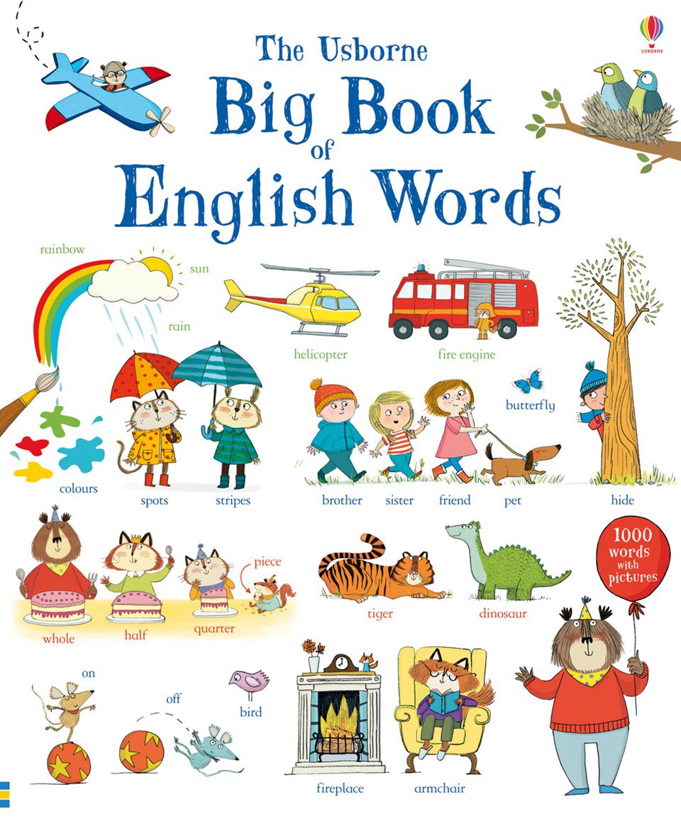 The Usborne big book of English words /