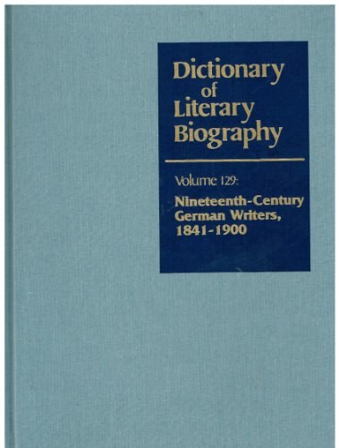 Nineteenth-century German writers, 1841-1900 /