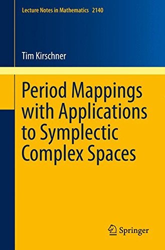 Period mappings with applications to symplectic complex spaces /