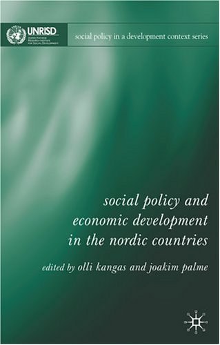 Social policy and economic development in the Nordic countries