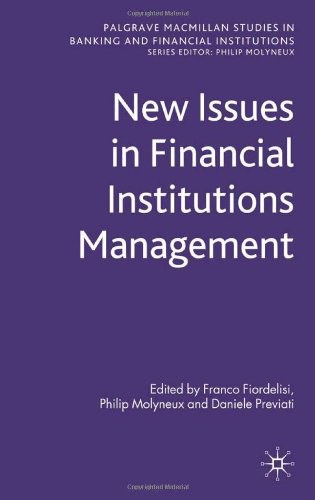 New issues in financial institutions management