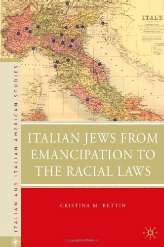 Italian Jews from emancipation to the racial laws