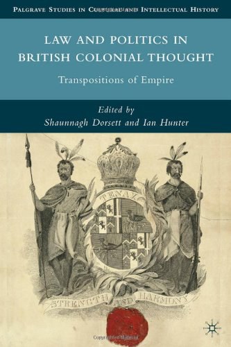 Law and politics in British colonial thought Transpositions of empire /