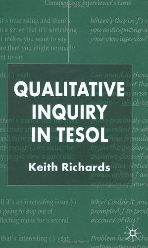 Qualitative inquiry in tesol