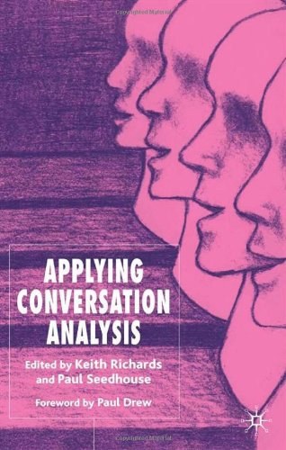 Applying conversation analysis