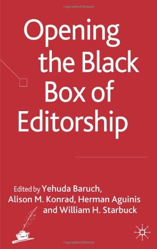 Opening the black box of editorship