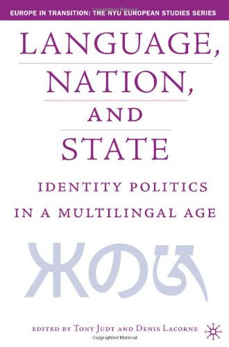 Language, nation and state Identity politics in a multilingual age /