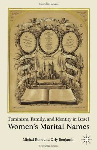 Feminism, family, and identity in Israel Women's marital names /