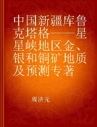 中国新疆库鲁克塔格——星星峡地区金、银和铜矿地质及预测