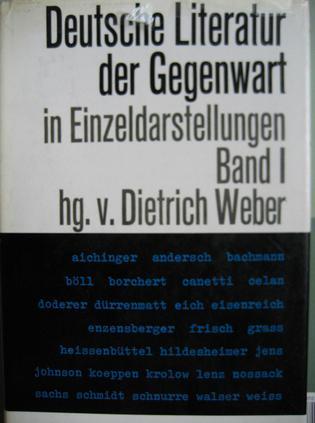 Deutsche Literatur der Gegenwart in Einzeldarstellungen