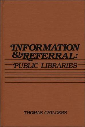 Information and referral public libraries