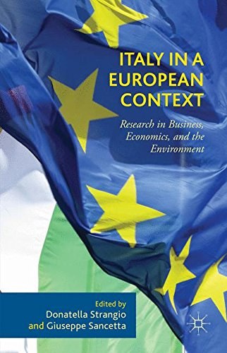 Italy in a European context : research in business, economics, and the environment /