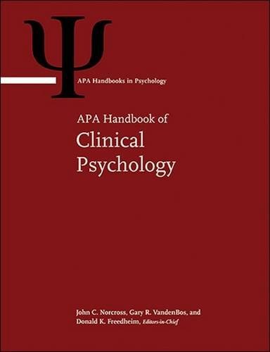 APA handbook of clinical psychology /