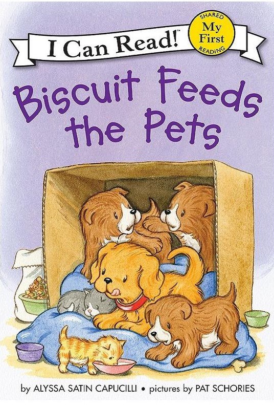 Biscuit feeds the pets /