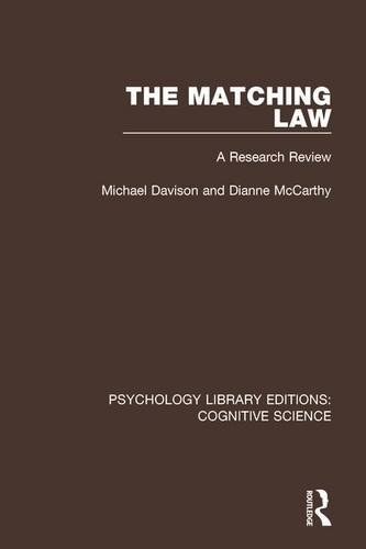The matching law : a research review /