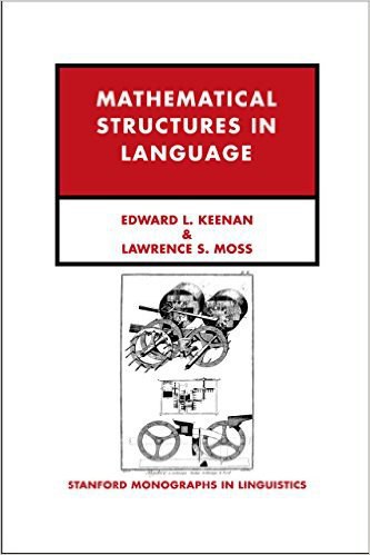 Mathematical structures in language /