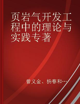 页岩气开发工程中的理论与实践