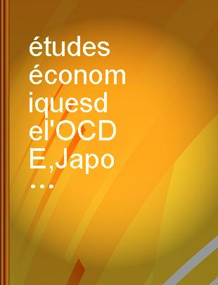 études économiques de l'OCDE Japon