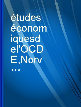 Études économiques de l'OCDE Norvège