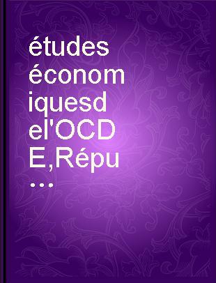 études économiques de l'OCDE République Slovaque