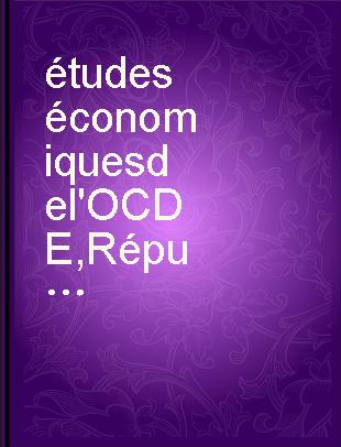 Études économiques de l'OCDE République Slovaque