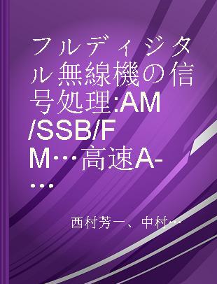 フルディジタル無線機の信号処理 AM/SSB/FM…高速A-D変換×コンピュータでソフトウェア変復調