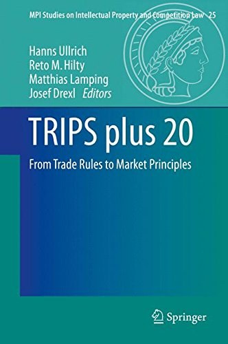 TRIPS plus 20 : from trade rules to market principles /