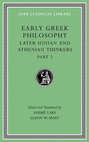 Early Greek philosophy.