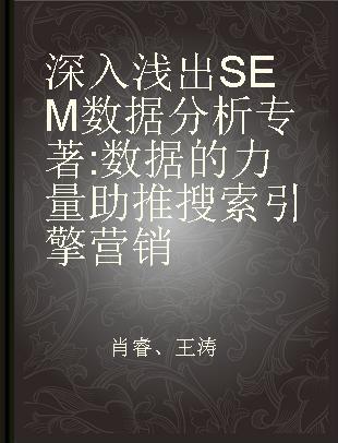 深入浅出SEM数据分析 数据的力量助推搜索引擎营销