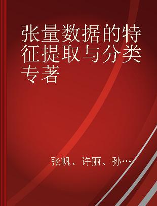 张量数据的特征提取与分类