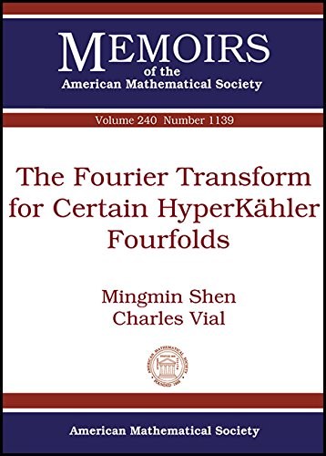 The Fourier transform for certain hyperKähler fourfolds /