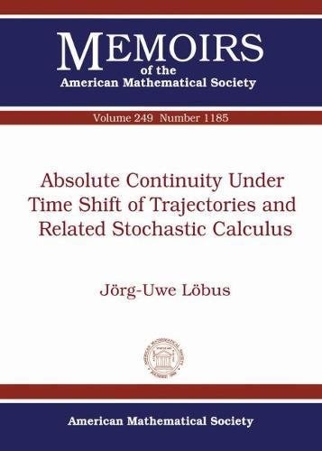 Absolute continuity under time shift of trajectories and related stochastic calculus /