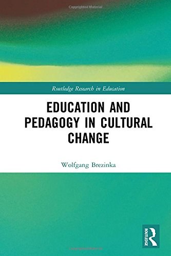 Education and pedagogy in cultural change /