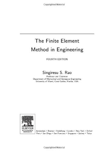 The finite element method in engineering /