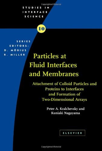 Particles at fluids interfaces and membranes : attachment of colloid particles and proteins to interfaces and formation of two-dimensional arrays /