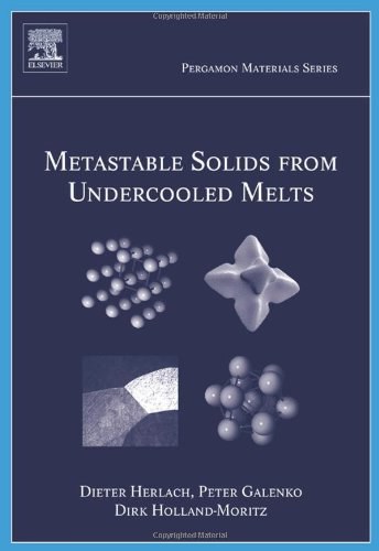 Metastable solids from undercooled melts /