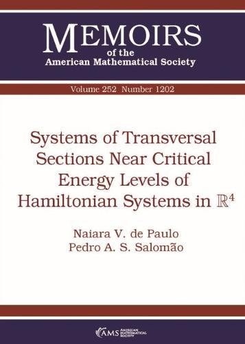 Systems of transversal sections near critical energy levels of Hamiltonian systems in R4 /